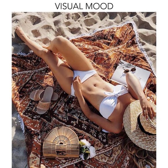 NEW Visual Mood White Bikini Set👙(Size S) - Picture 1 of 10